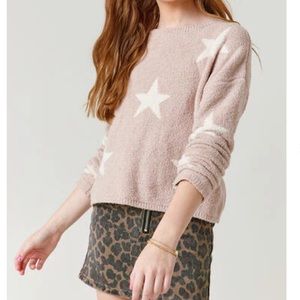 Francesca’s Star Chenille Sweater⭐️☁️